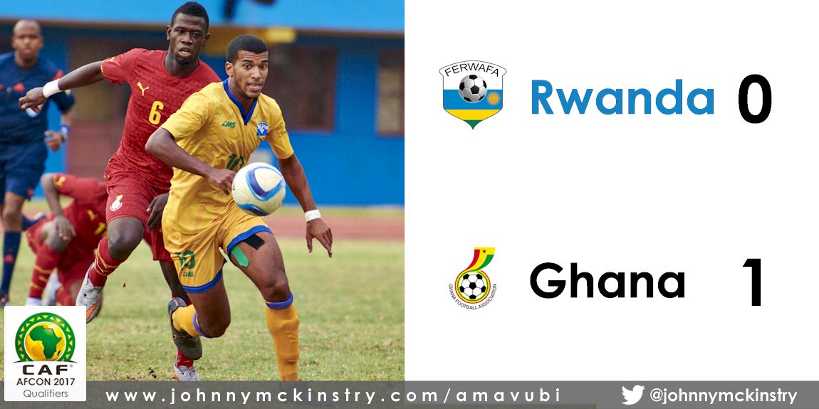 AFCON 2017: Rwanda disappointed not to take points from Ghana in AFCON 2017 Qualifier