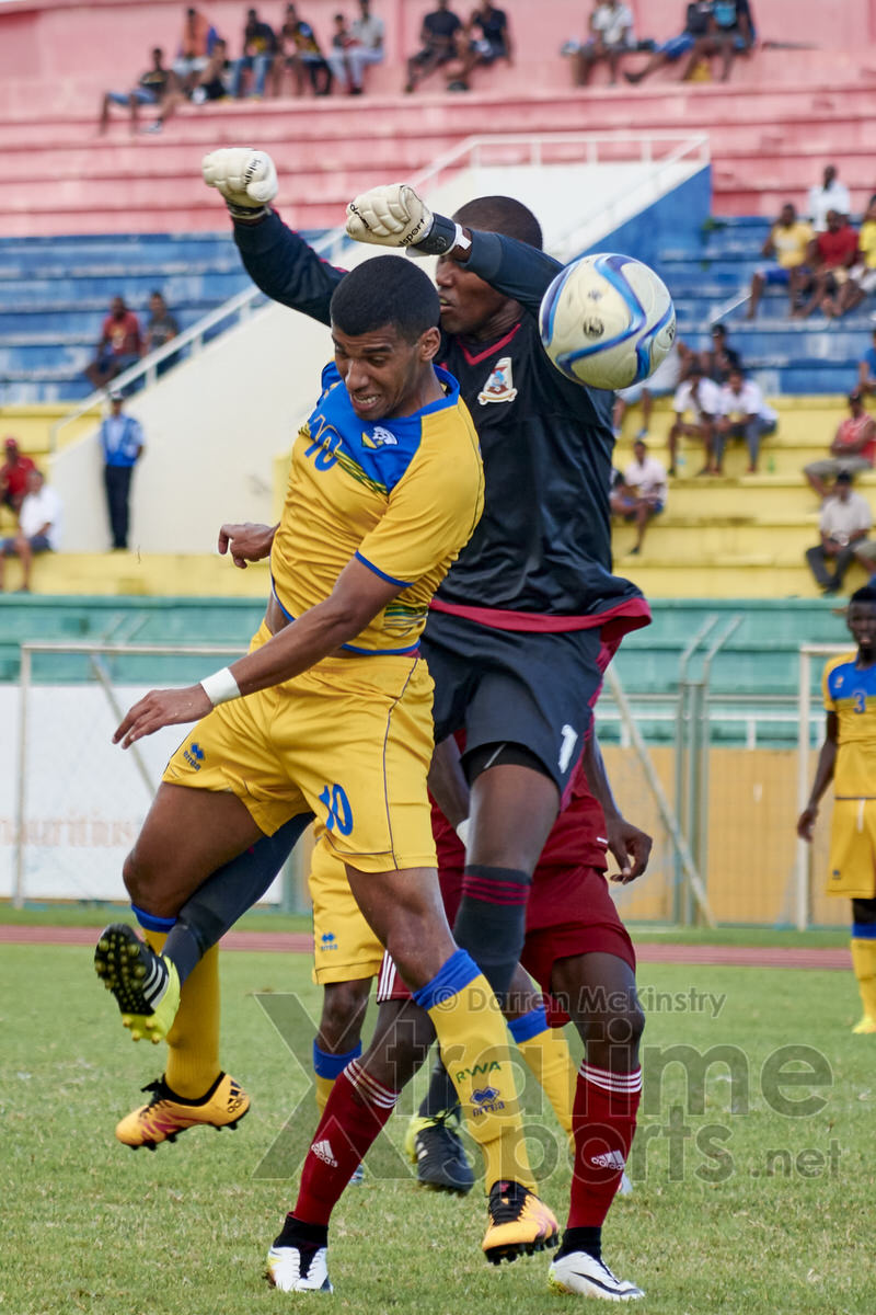 Quentin RUSHENGUZIMINEGA [Mauritius V Rwanda, AFCON 2017 Qualifier, 26 March 2016 in Mauritius.  Photo © Darren McKinstry 2016, www.XtraTimeSports.net] 